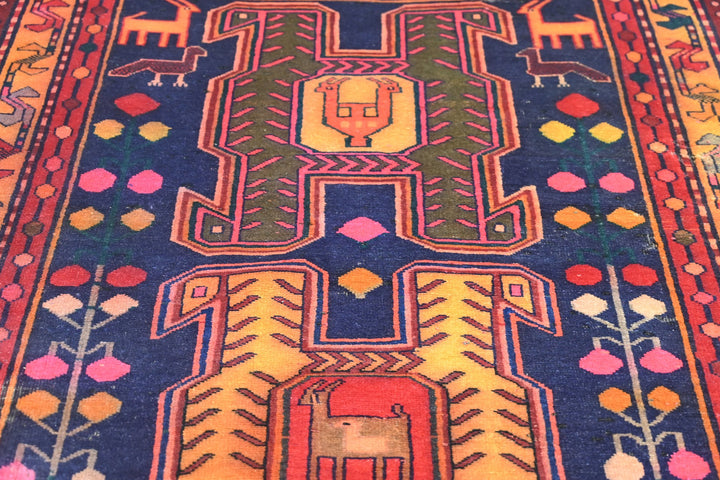blue Runner rug 4' 1" x 10' 9"