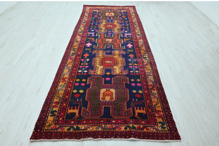 blue Runner rug 4' 1" x 10' 9"