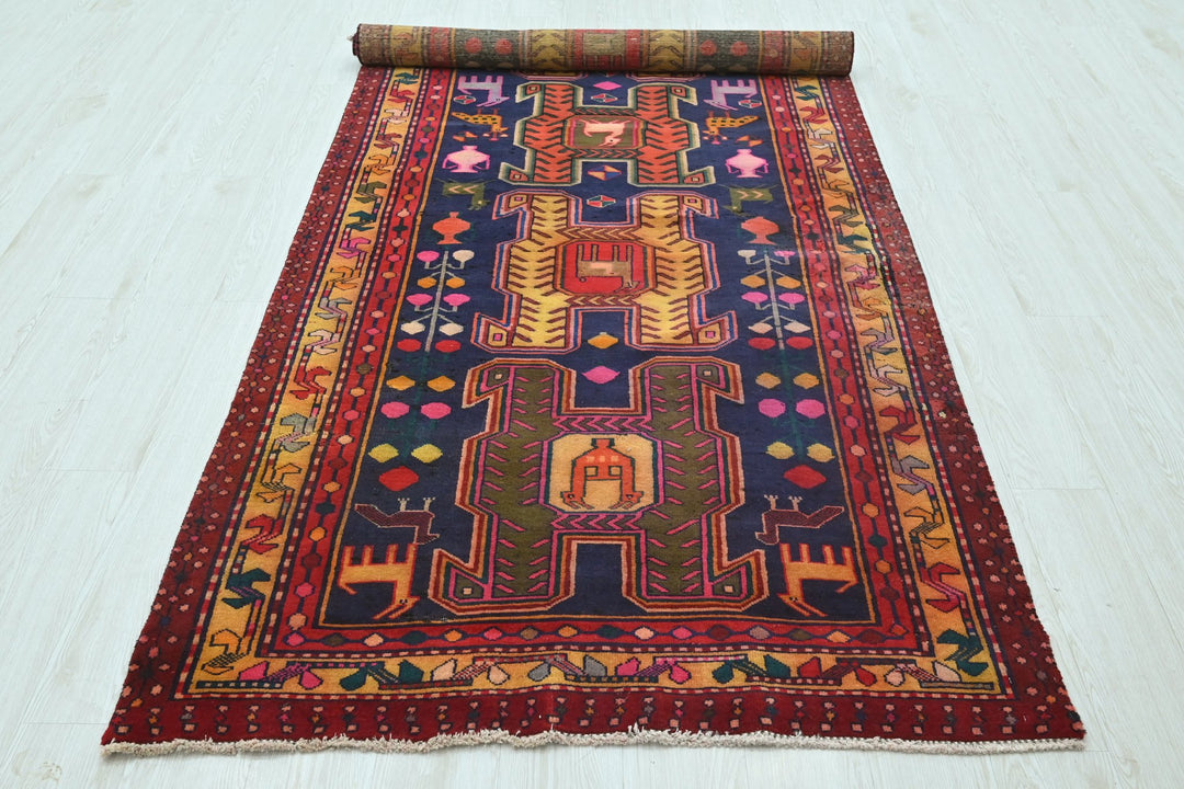 blue Runner rug 4' 1" x 10' 9"