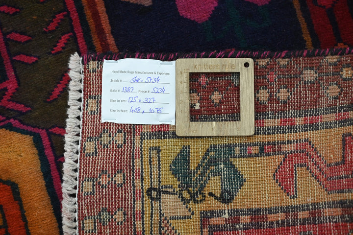 blue Runner rug 4' 1" x 10' 9"
