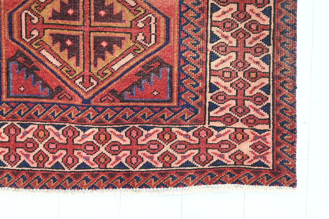 red Runner rug 3' 3" x 9' 10"