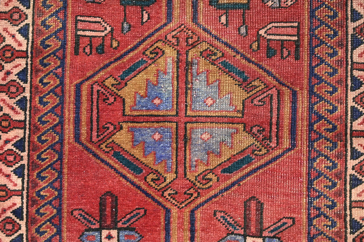 red Runner rug 3' 3" x 9' 10"