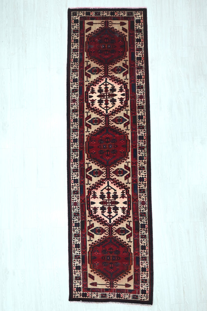 red Runner rug 3' 1" x 11' 0"