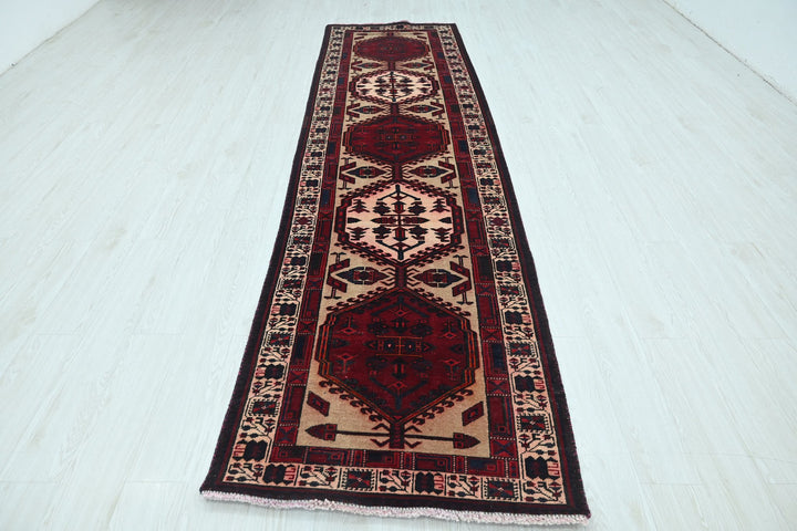 red Runner rug 3' 1" x 11' 0"