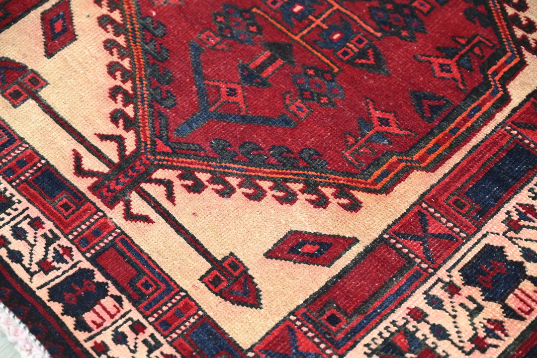 red Runner rug 3' 1" x 11' 0"