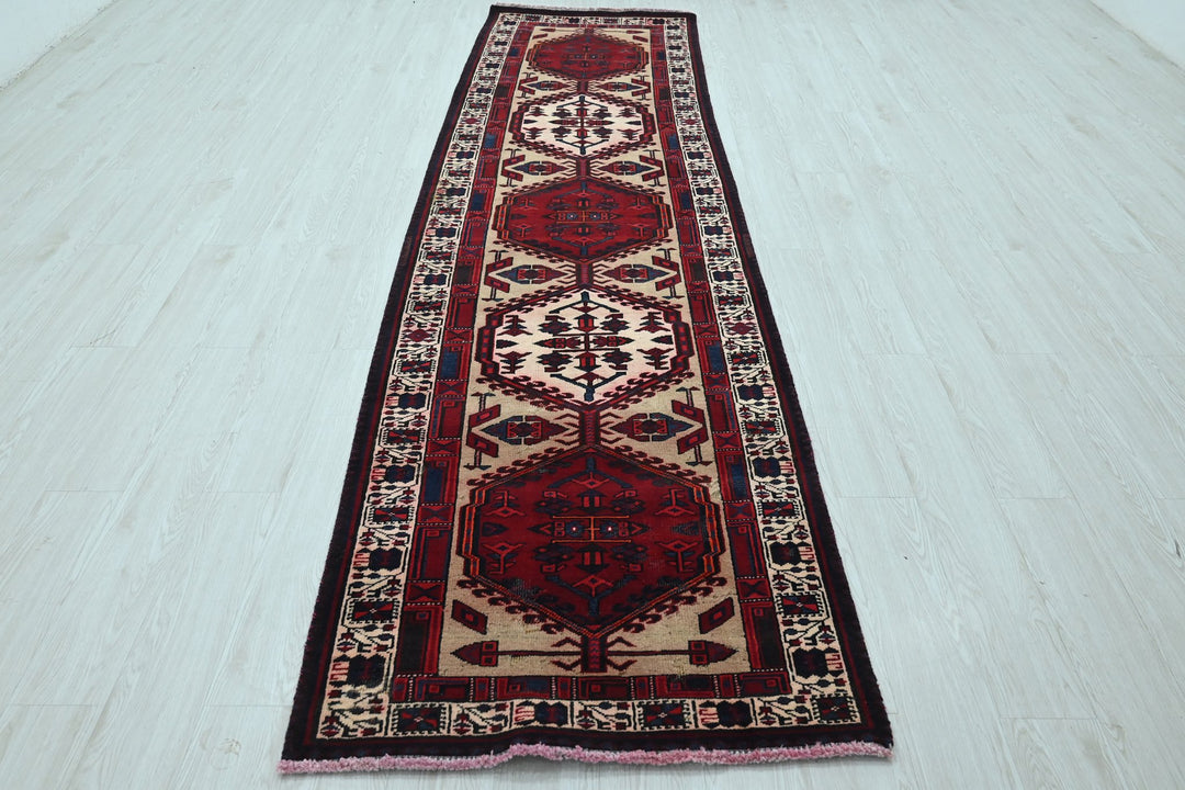 red Runner rug 3' 1" x 11' 0"