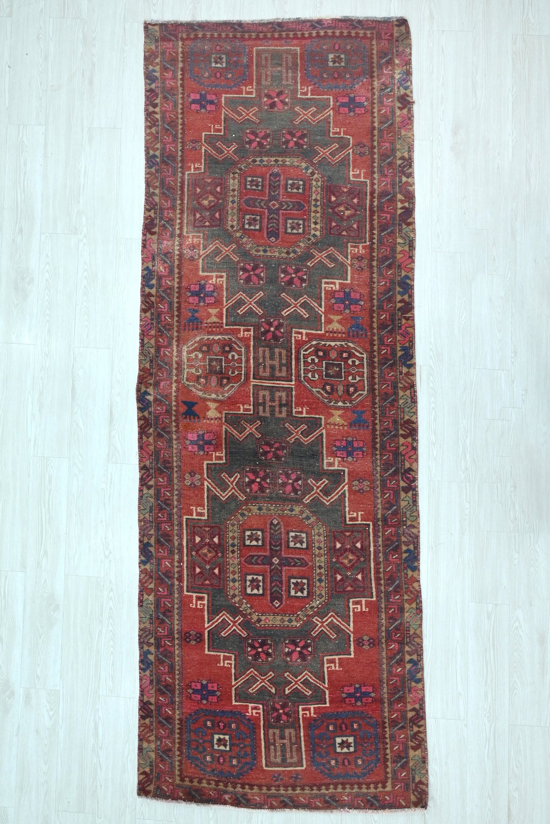 red Runner rug 3' 5" x 10' 3"
