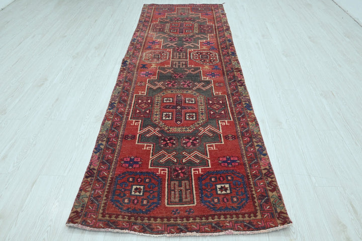 red Runner rug 3' 5" x 10' 3"