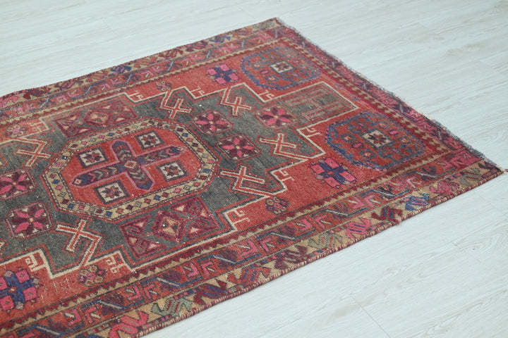 red Runner rug 3' 5" x 10' 3"