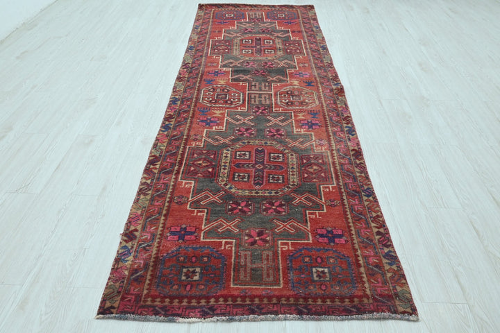 red Runner rug 3' 5" x 10' 3"