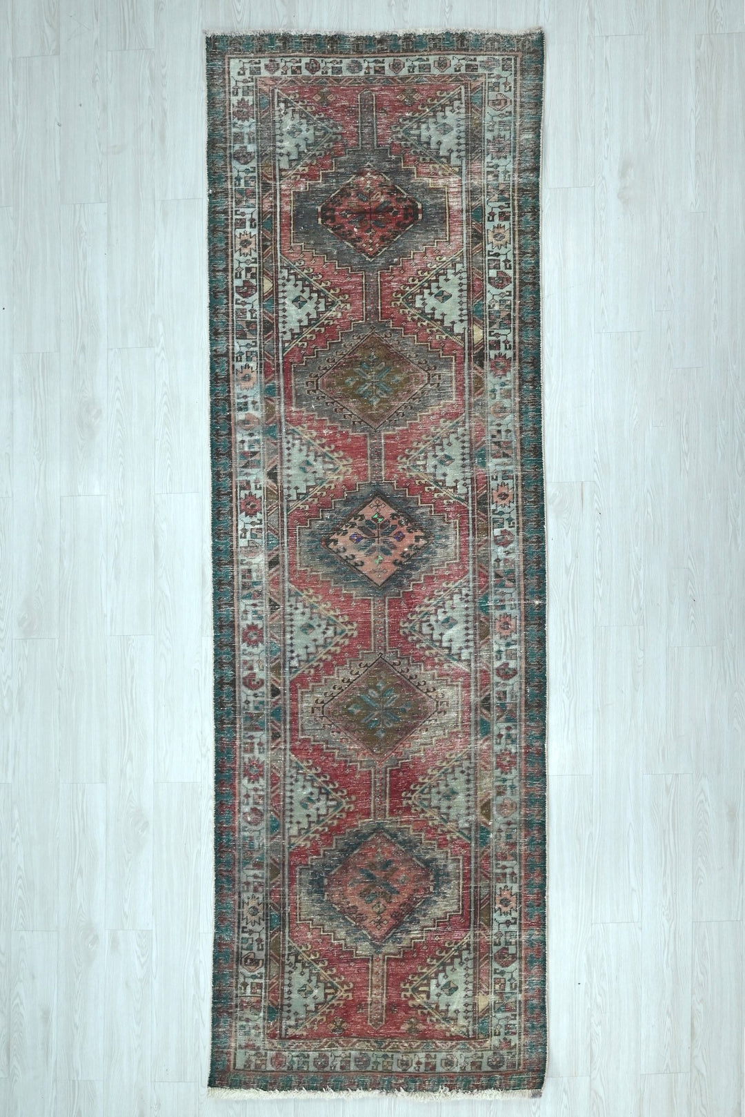 red Runner rug 3' 5" x 10' 7"