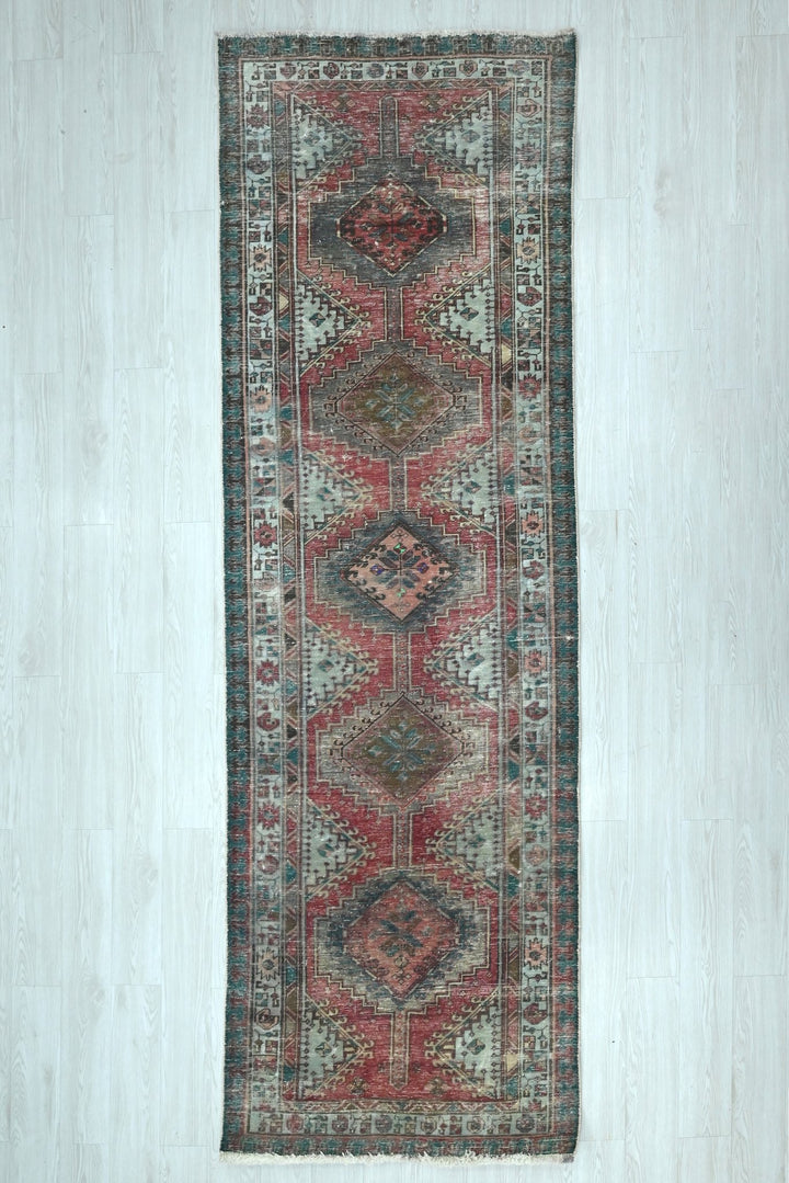 red Runner rug 3' 5" x 10' 7"