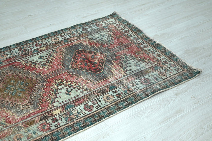 red Runner rug 3' 5" x 10' 7"