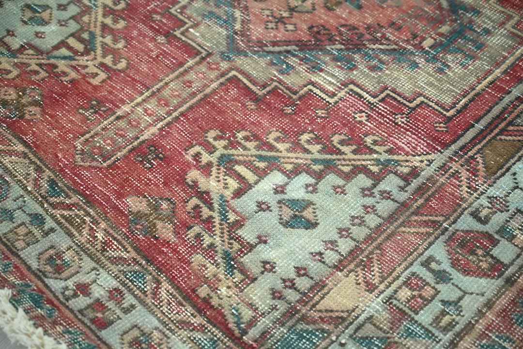 red Runner rug 3' 5" x 10' 7"