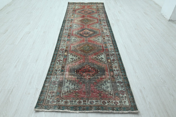 red Runner rug 3' 5" x 10' 7"