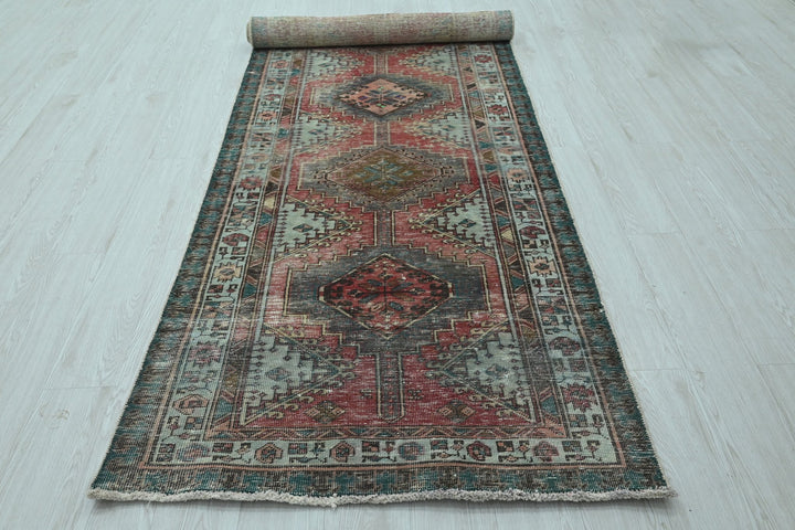 red Runner rug 3' 5" x 10' 7"