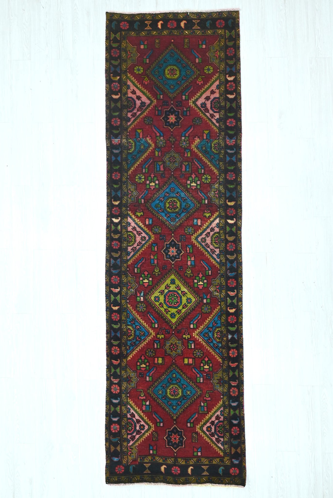 red Runner rug 3' 2" x 10' 10"