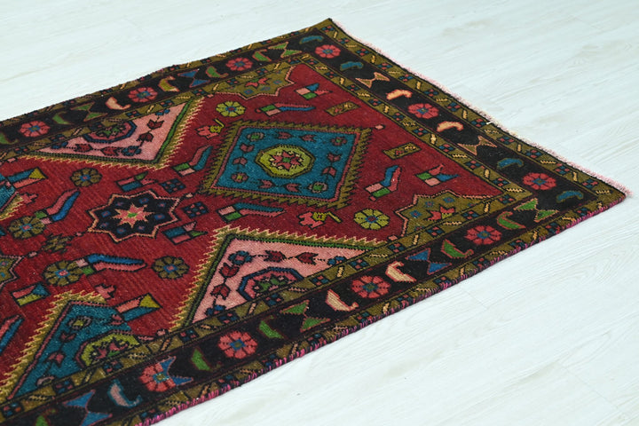 red Runner rug 3' 2" x 10' 10"