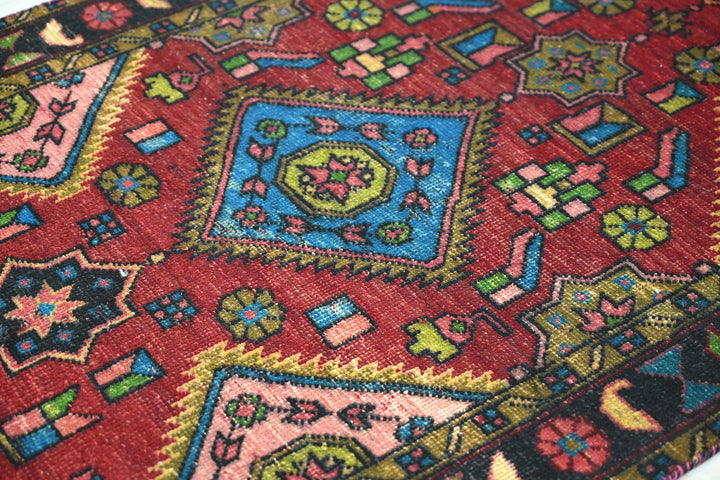 red Runner rug 3' 2" x 10' 10"