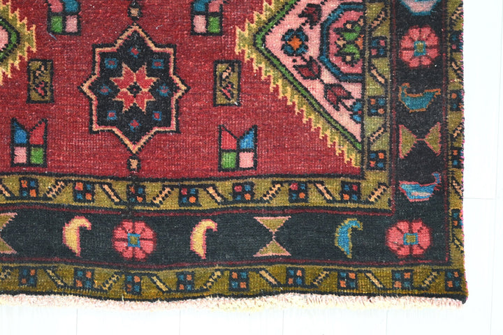 red Runner rug 3' 2" x 10' 10"
