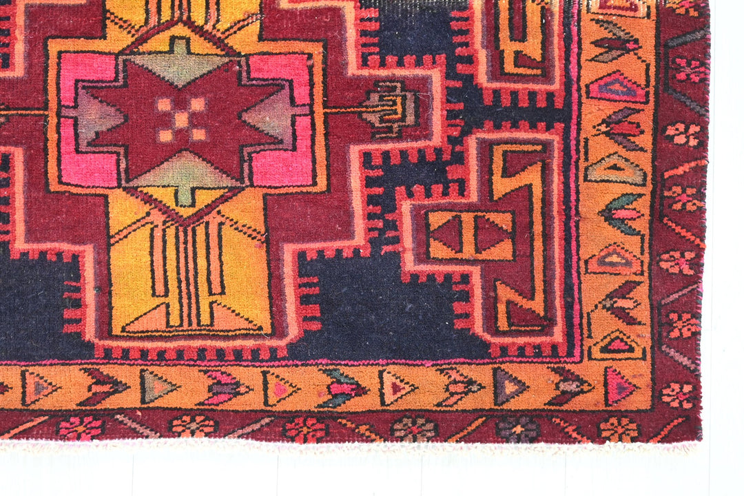 black Runner rug 3' 8" x 10' 4"