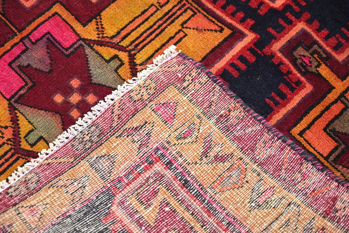 black Runner rug 3' 8" x 10' 4"