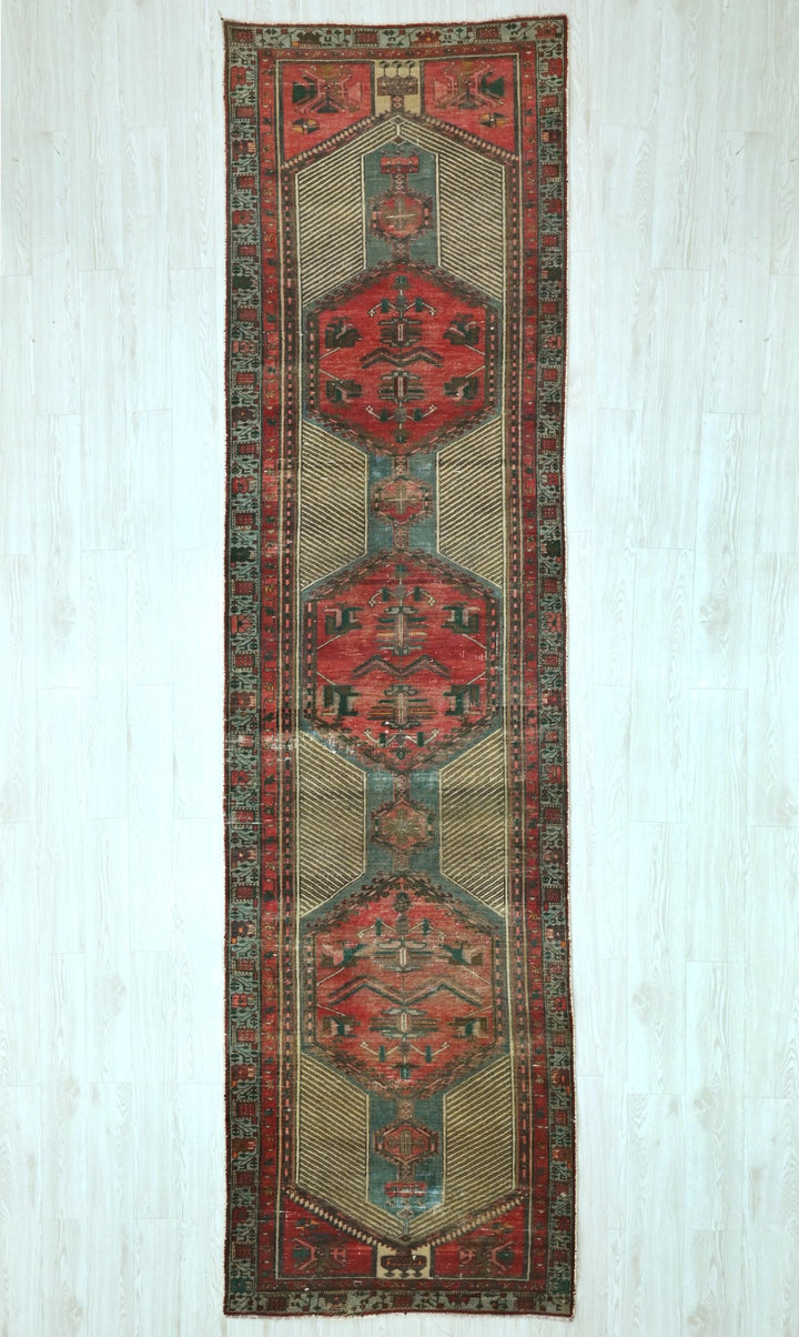 red Runner rug 3' 8" x 13' 11"
