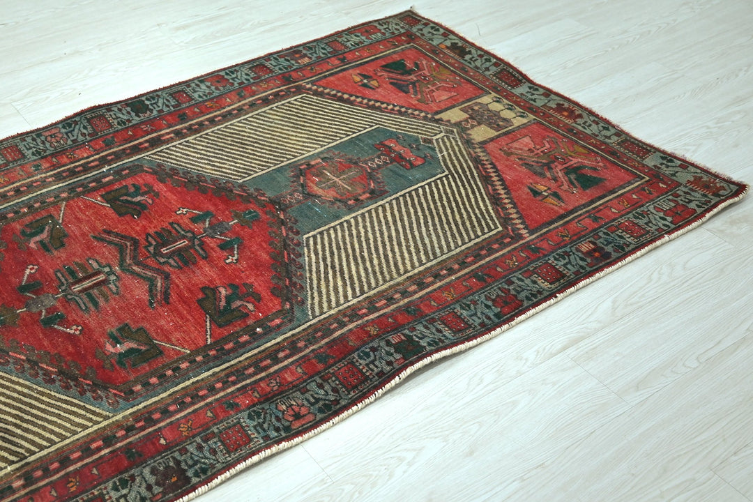 red Runner rug 3' 8" x 13' 11"