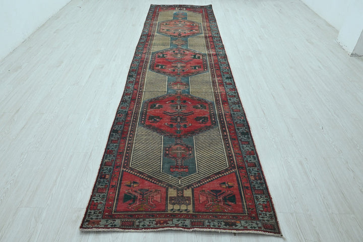 red Runner rug 3' 8" x 13' 11"