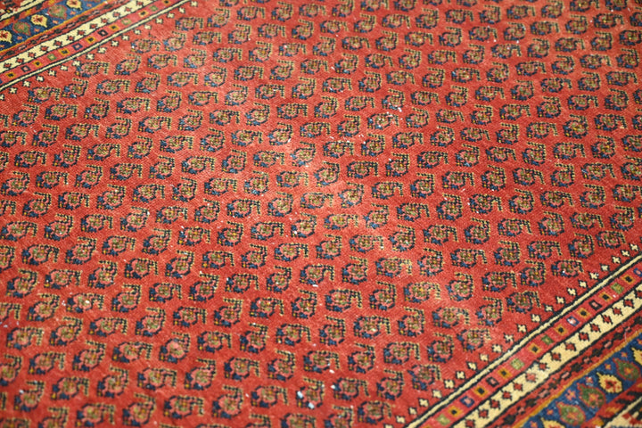 red Accent rug 3' 3" x 4' 9"