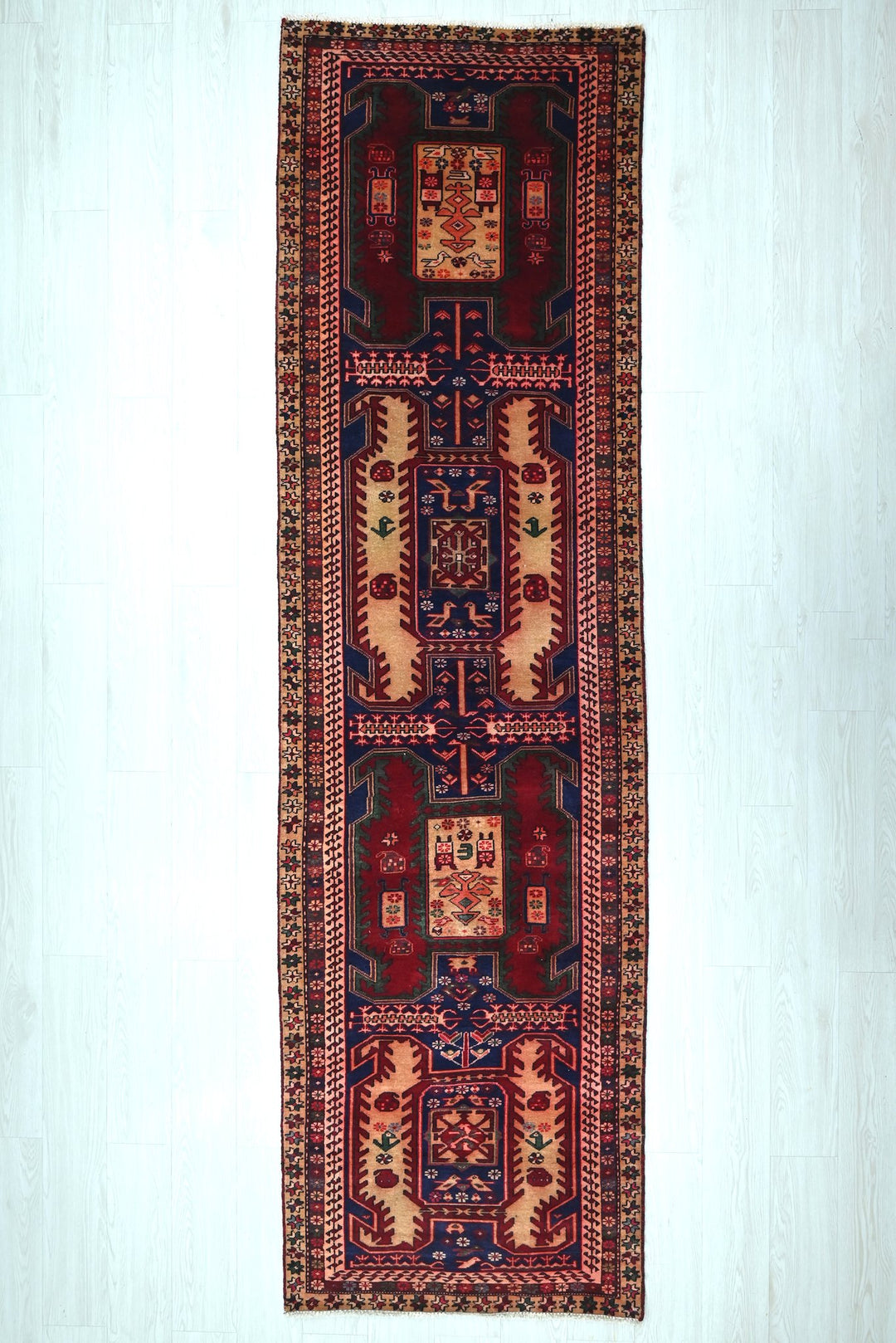red Runner rug 2' 8" x 10' 2"