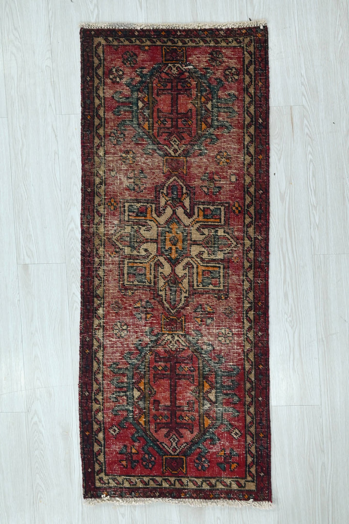 red Runner rug 1' 10" x 4' 9"