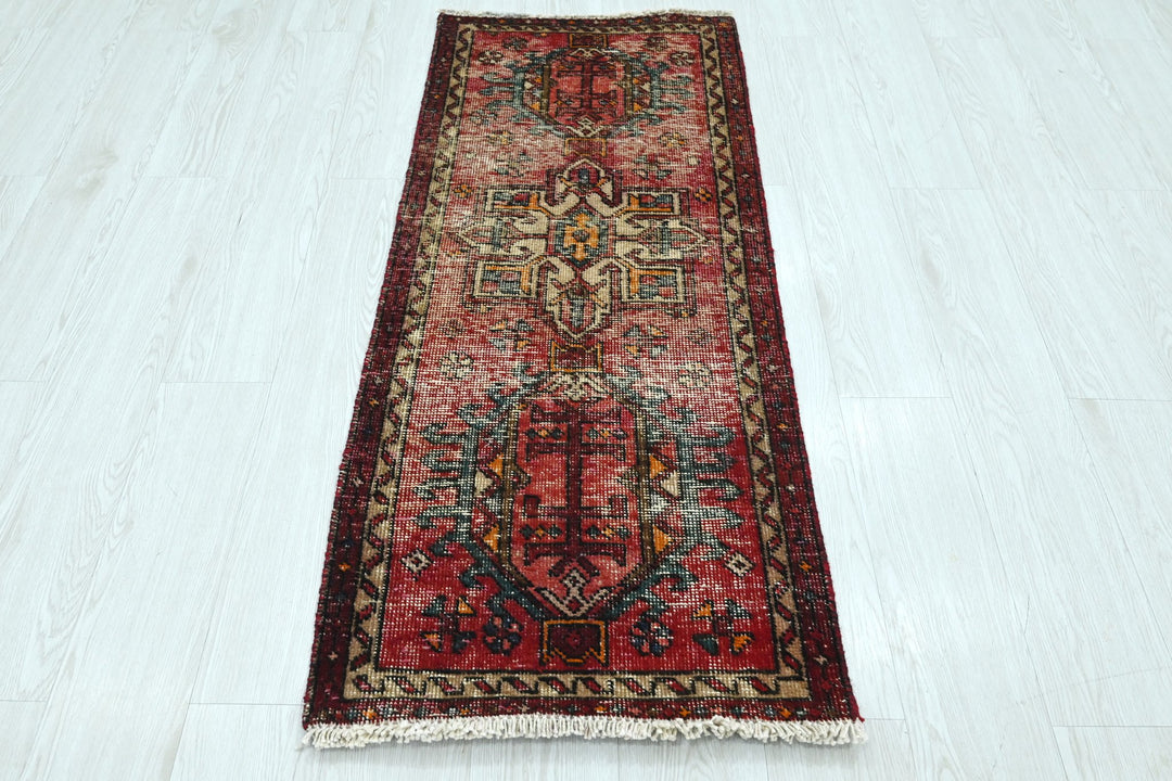 red Runner rug 1' 10" x 4' 9"