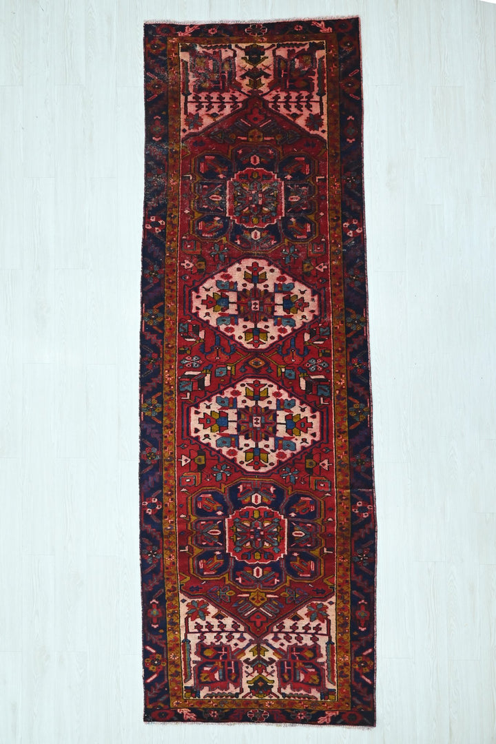 red Runner rug 3' 7" x 11' 0"