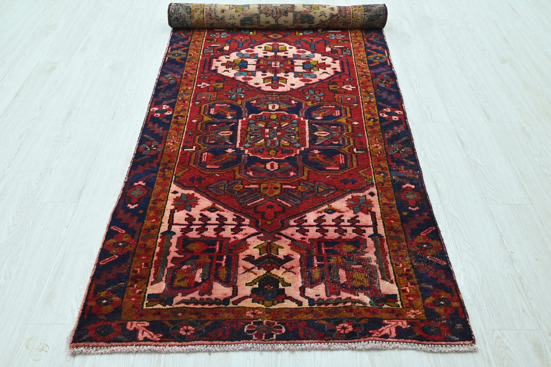 red Runner rug 3' 7" x 11' 0"