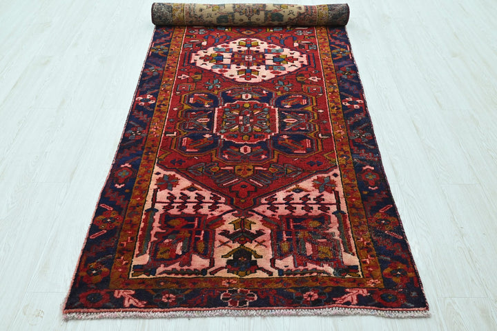 red Runner rug 3' 7" x 11' 0"