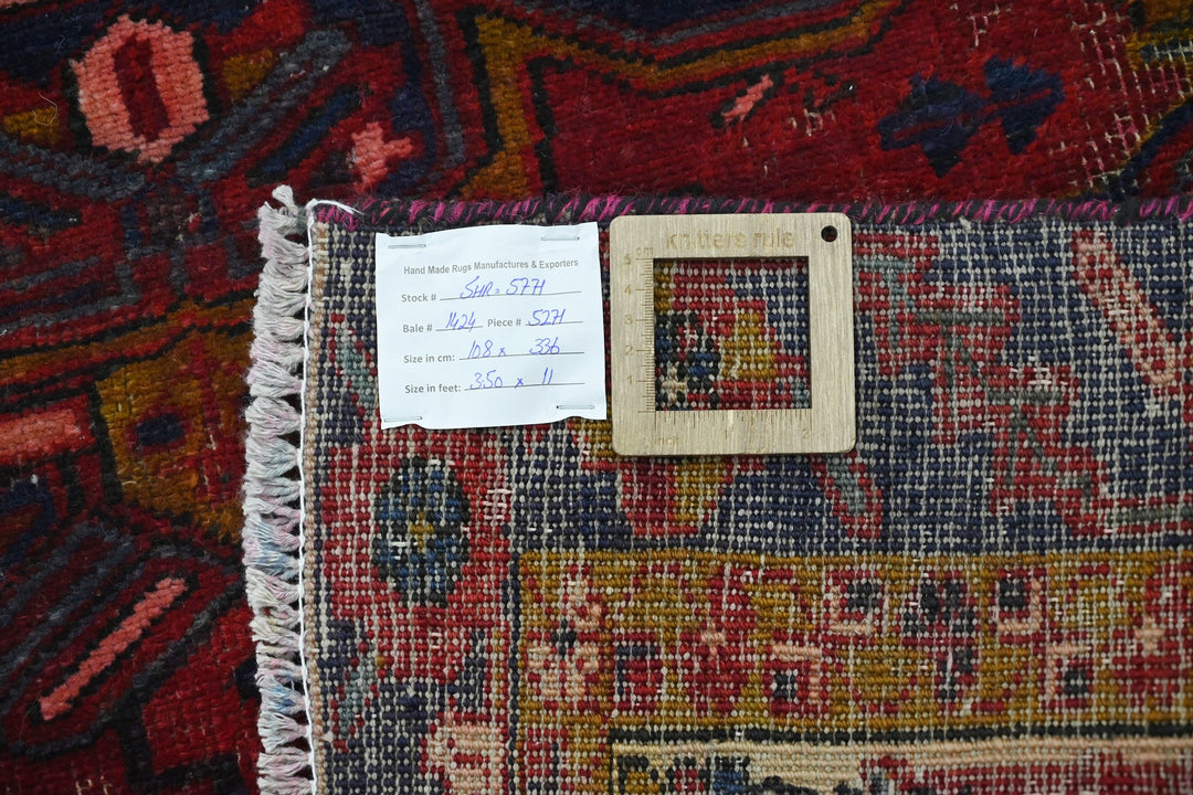 red Runner rug 3' 7" x 11' 0"
