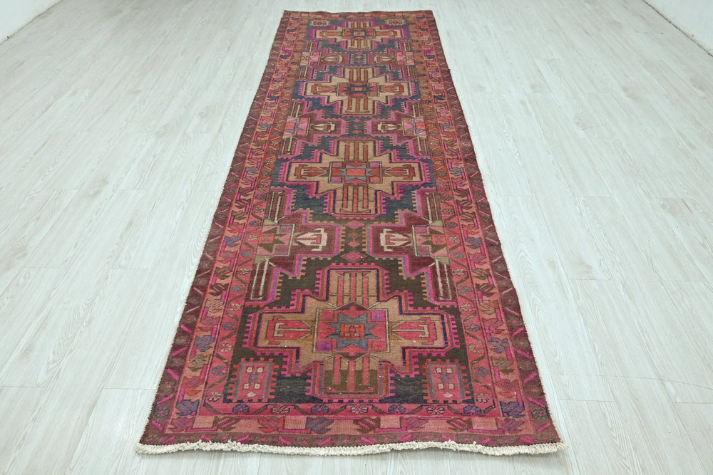 red Runner rug 3' 5" x 10' 7"