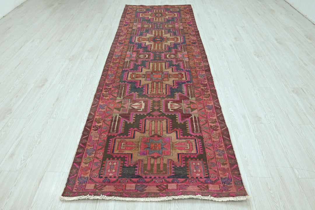 red Runner rug 3' 5" x 10' 7"