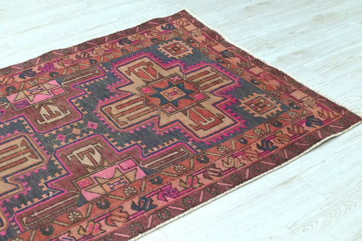red Runner rug 3' 5" x 10' 7"