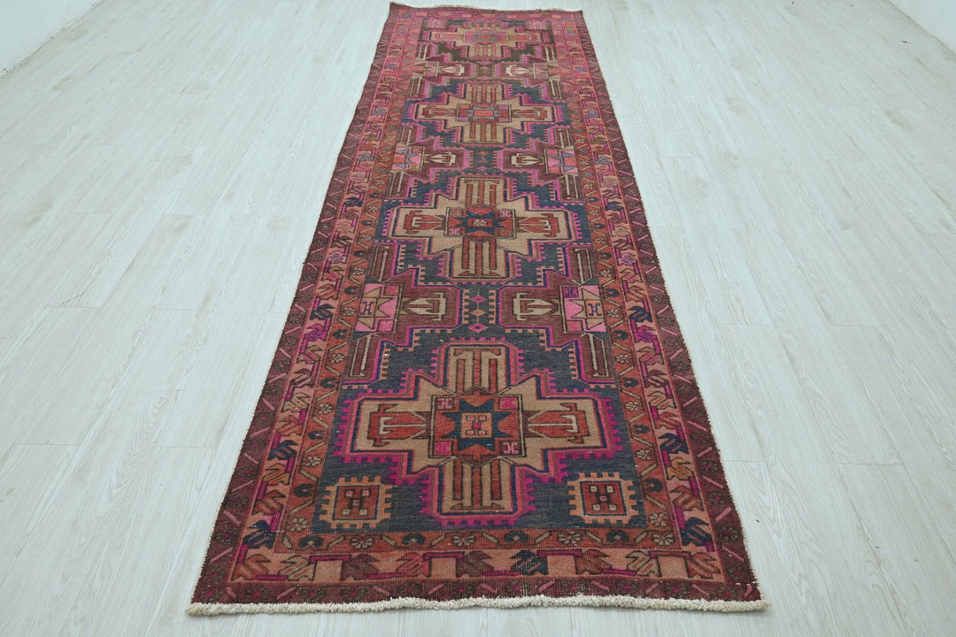 red Runner rug 3' 5" x 10' 7"