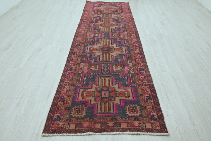 red Runner rug 3' 5" x 10' 7"