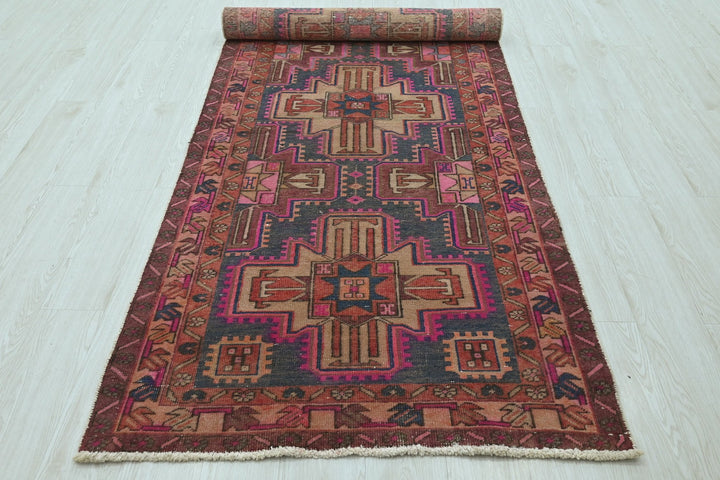 red Runner rug 3' 5" x 10' 7"
