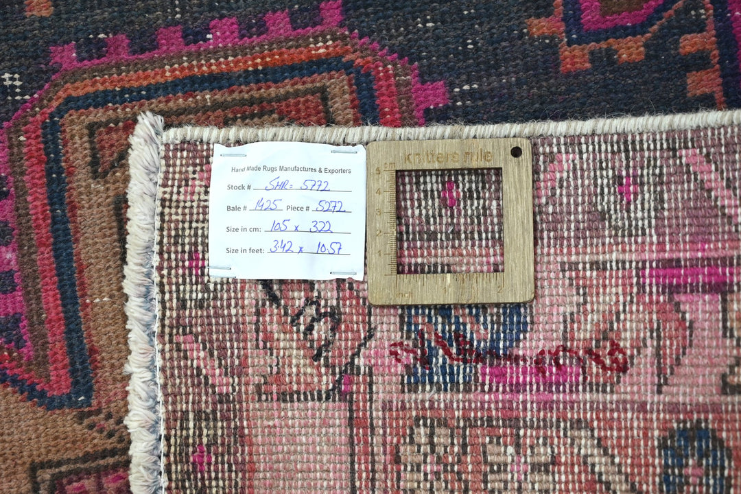 red Runner rug 3' 5" x 10' 7"