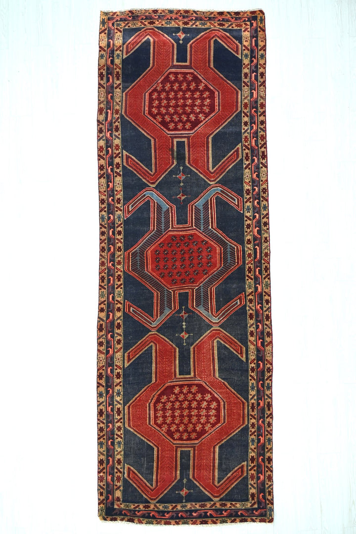 blue Runner rug 3' 8" x 11' 0"