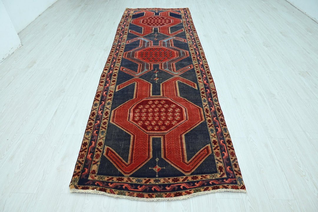 blue Runner rug 3' 8" x 11' 0"
