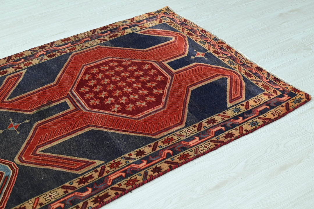blue Runner rug 3' 8" x 11' 0"