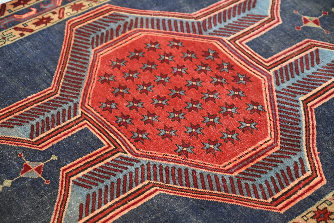 blue Runner rug 3' 8" x 11' 0"