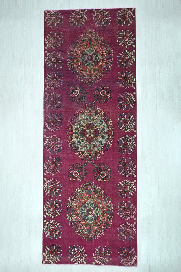 purple Runner rug 5' 7" x 14' 10"