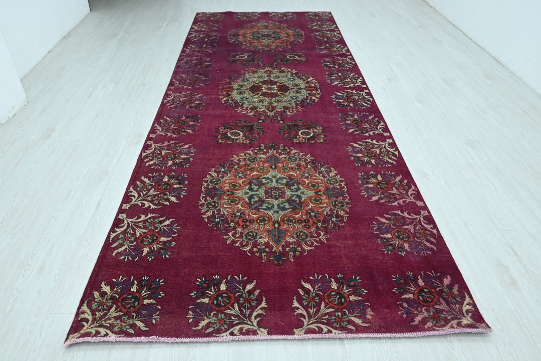 purple Runner rug 5' 7" x 14' 10"